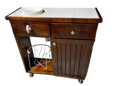 Mueble de loseta con soporte para garrafón
