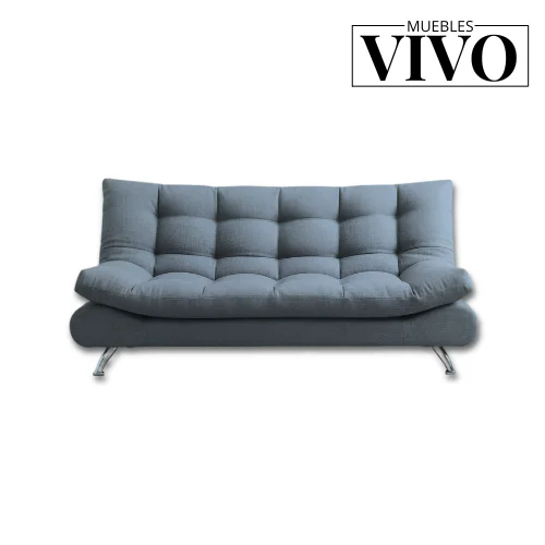 Sofá Cama Moderno en Tela Gris